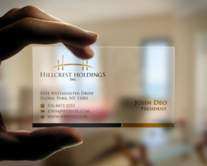 Business Card Design by Brand aid for Hillcrest Holdings | Design: #12455316