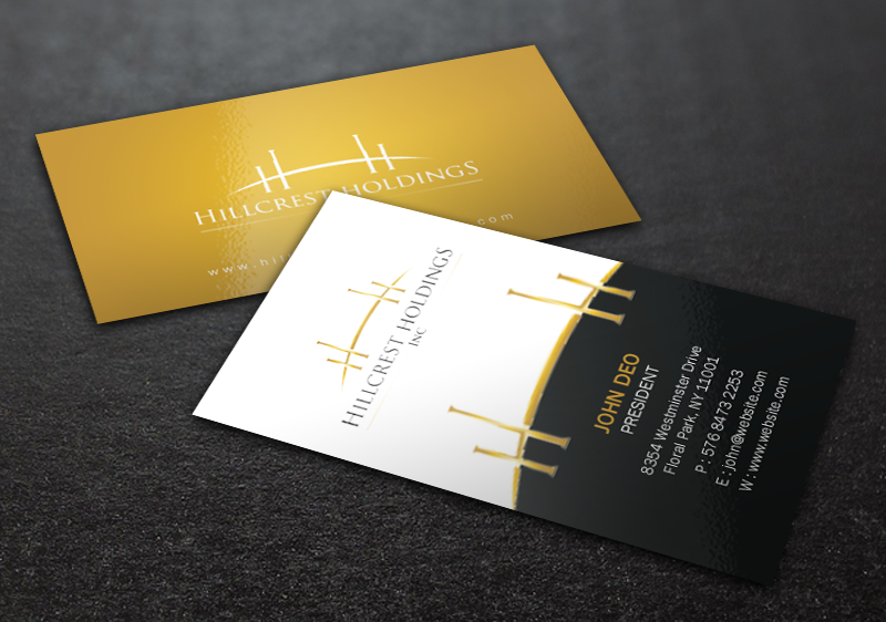 Business Card Design by Brand aid for Hillcrest Holdings | Design #12455580