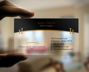 Business Card Design by chandrayaan.creative for Hillcrest Holdings | Design: #12472283