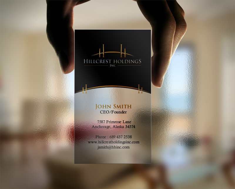 Business Card Design by chandrayaan.creative for Hillcrest Holdings | Design #12472302