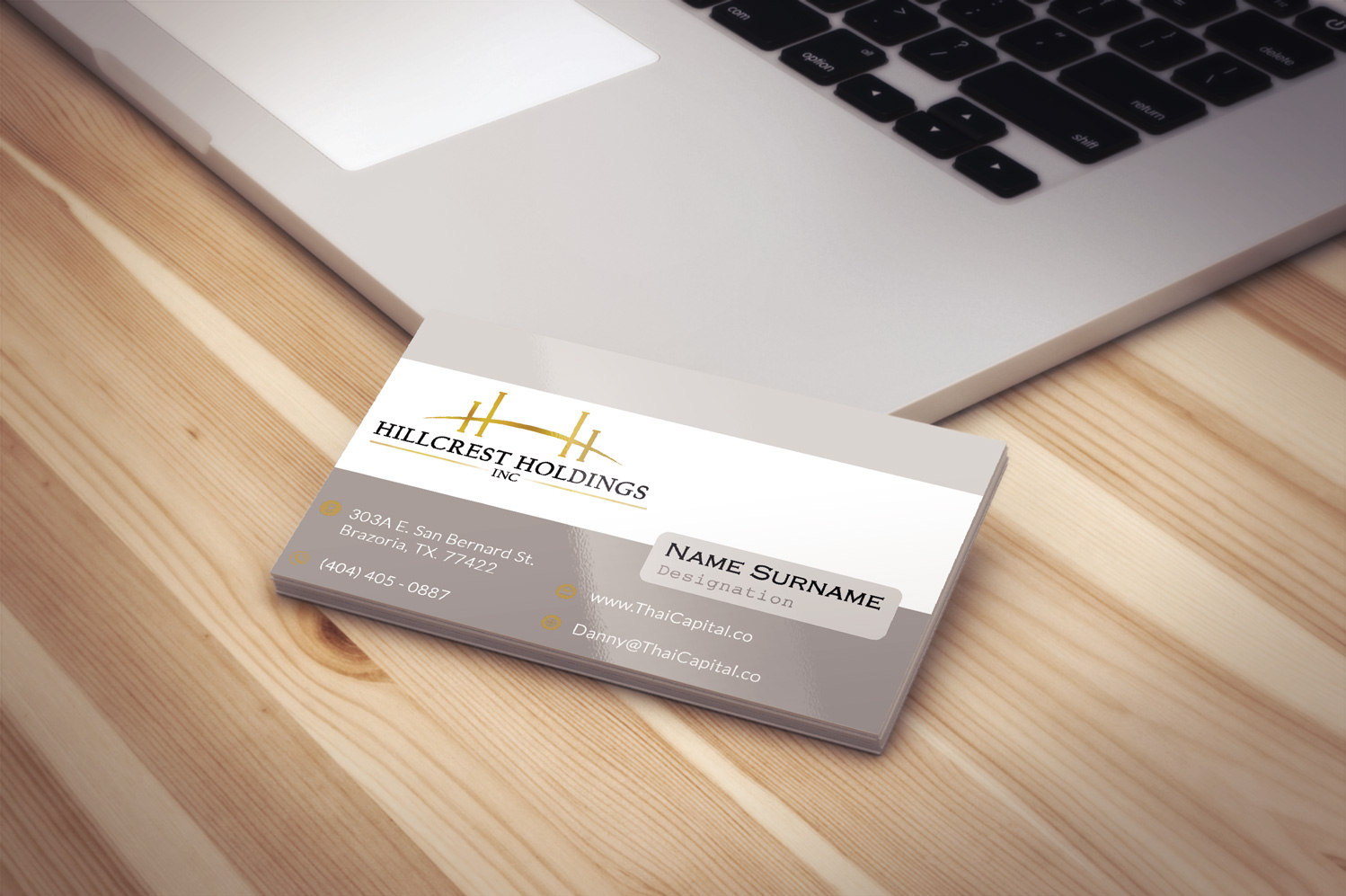 Business Card Design by designerdhyani for Hillcrest Holdings | Design #12469437
