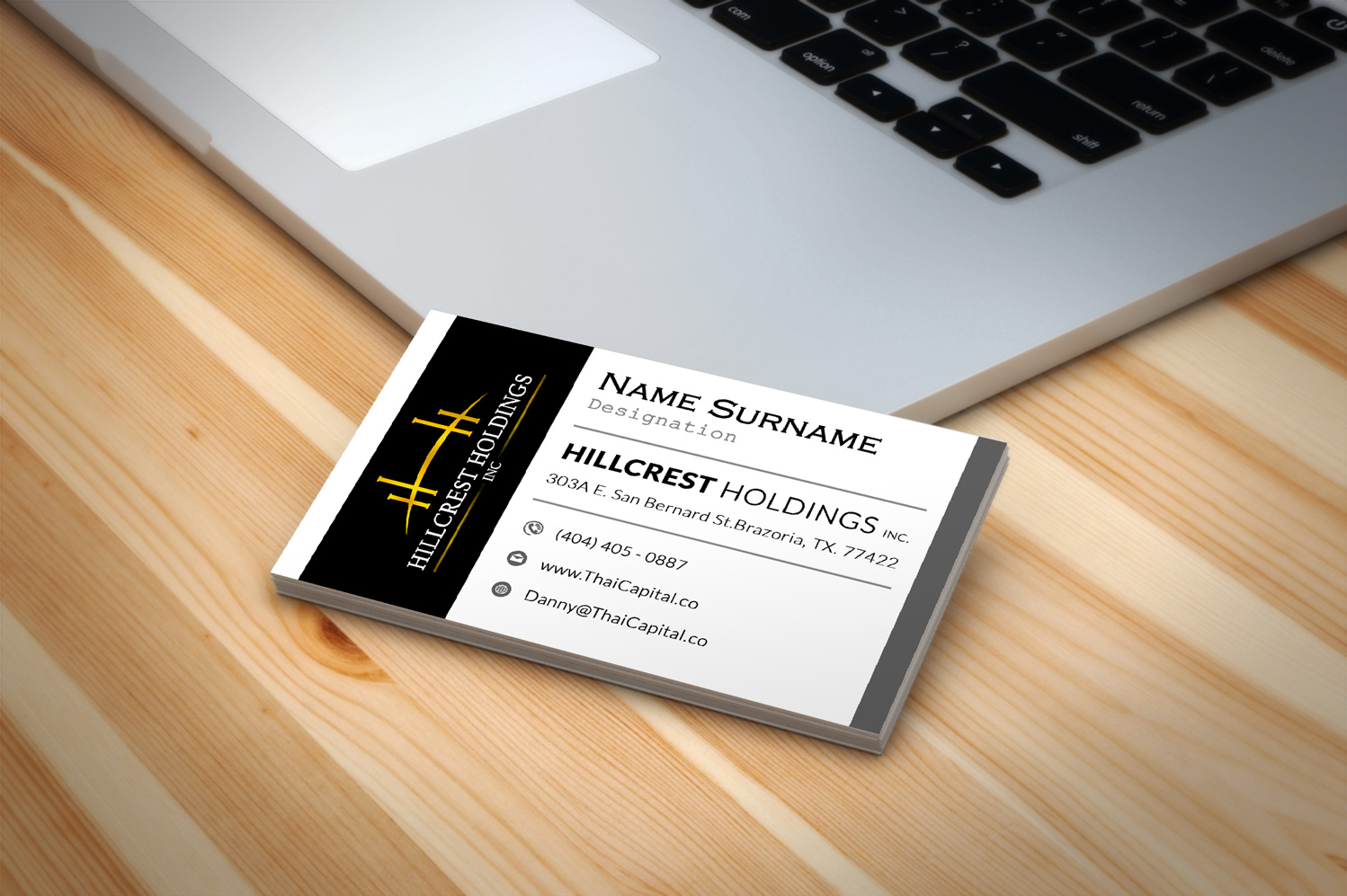 Business Card Design by designerdhyani for Hillcrest Holdings | Design #12471101