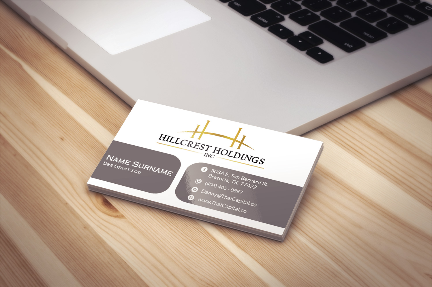 Design de Carte de Visite par designerdhyani pour Hillcrest Holdings | Design #12471787