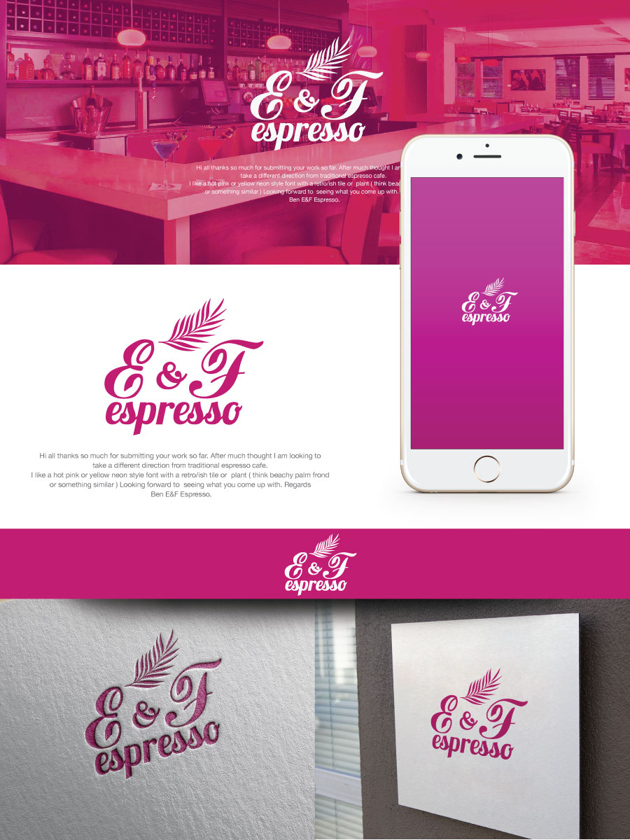 Logo Design by dailygraphics for E&F Espresso | Design #12539391
