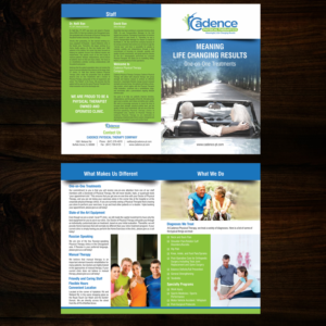 Broschüren-Design von uk für Cadence Physical Therapy Co | Design: #12443967