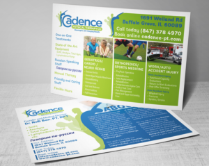 Broschüren-Design von noworries. für Cadence Physical Therapy Co | Design: #12503344