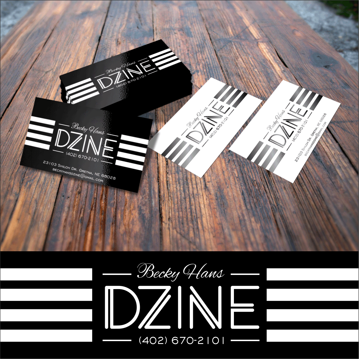 Diseño de Logo por kenthuz para Becky Hans DZINE | Diseño #12478203