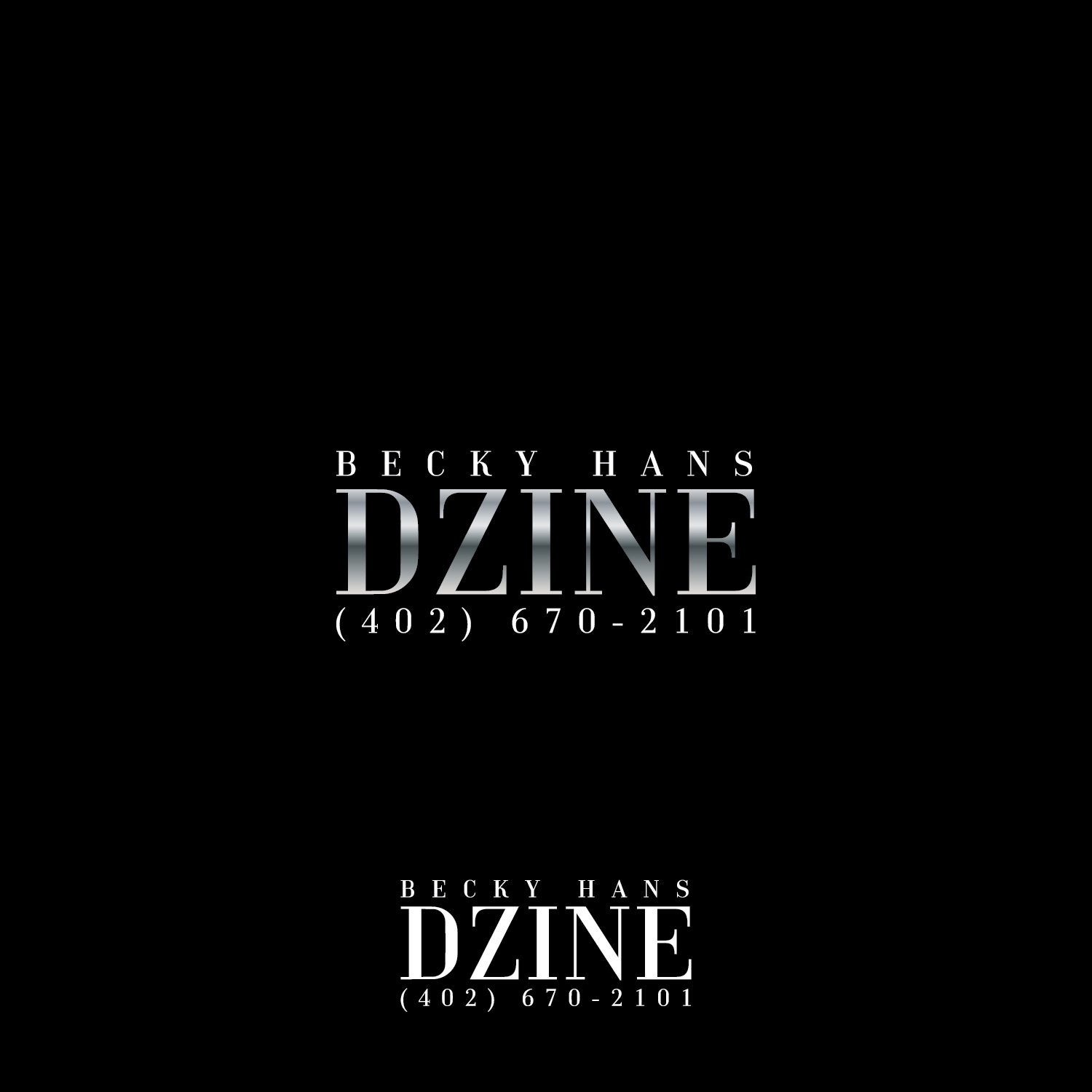 Diseño de Logo por Anoushay para Becky Hans DZINE | Diseño #12466242