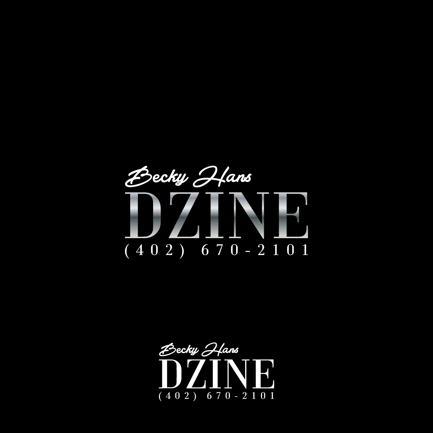 Diseño de Logo por Anoushay para Becky Hans DZINE | Diseño #12478253