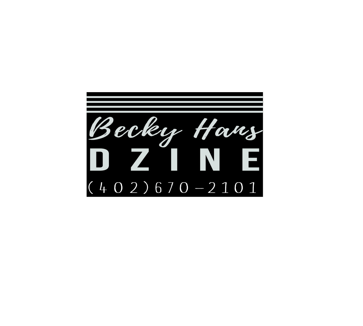 Diseño de Logo por Gayatri Panchal para Becky Hans DZINE | Diseño #12471552