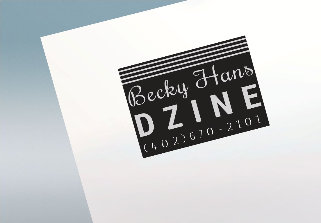 Diseño de Logo por Gayatri Panchal para Becky Hans DZINE | Diseño #12471555
