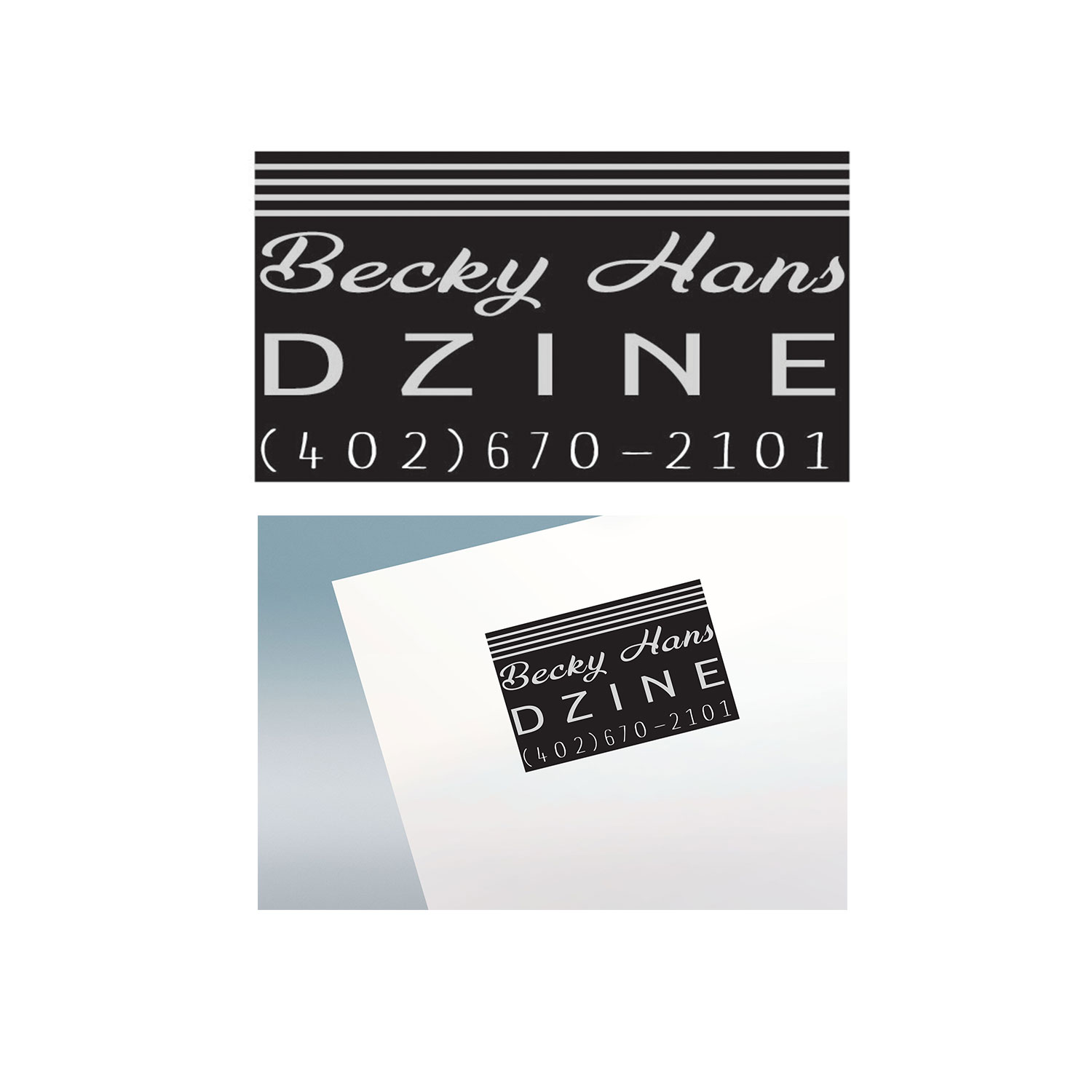 Diseño de Logo por Gayatri Panchal para Becky Hans DZINE | Diseño #12471556