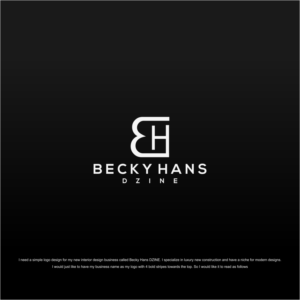 Logo-Design von ecorokerz für Becky Hans DZINE | Design #12472774