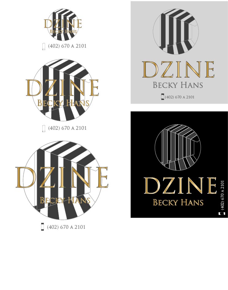 Logo Design by juandff for Becky Hans DZINE | Design #12474628