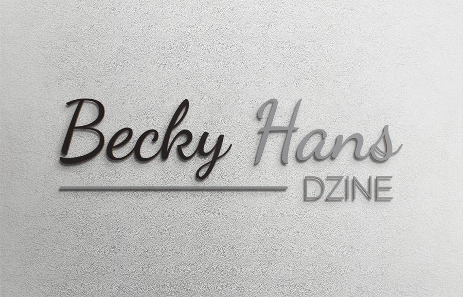 Diseño de Logo por bs.burirbhubon13 para Becky Hans DZINE | Diseño #12474934