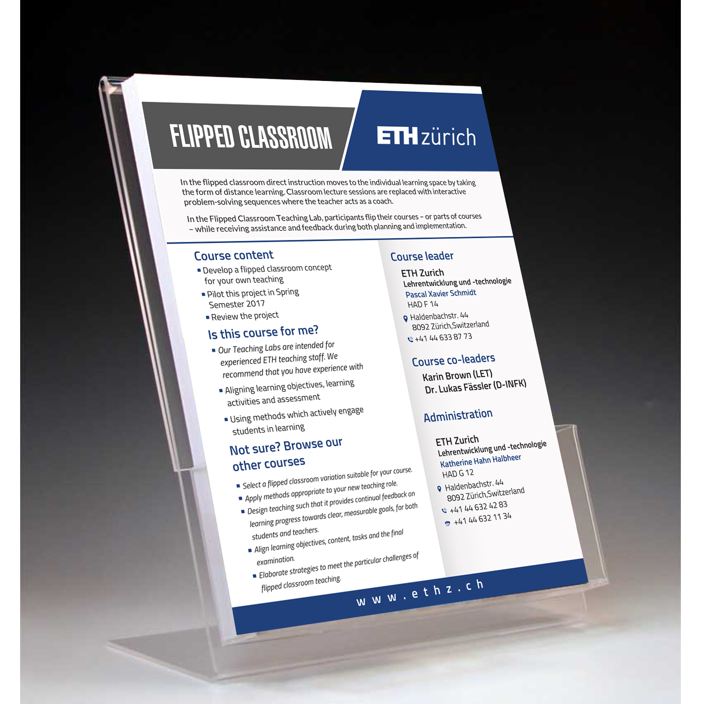 Brochure Design by creative.bugs for ETH | Design #12473210