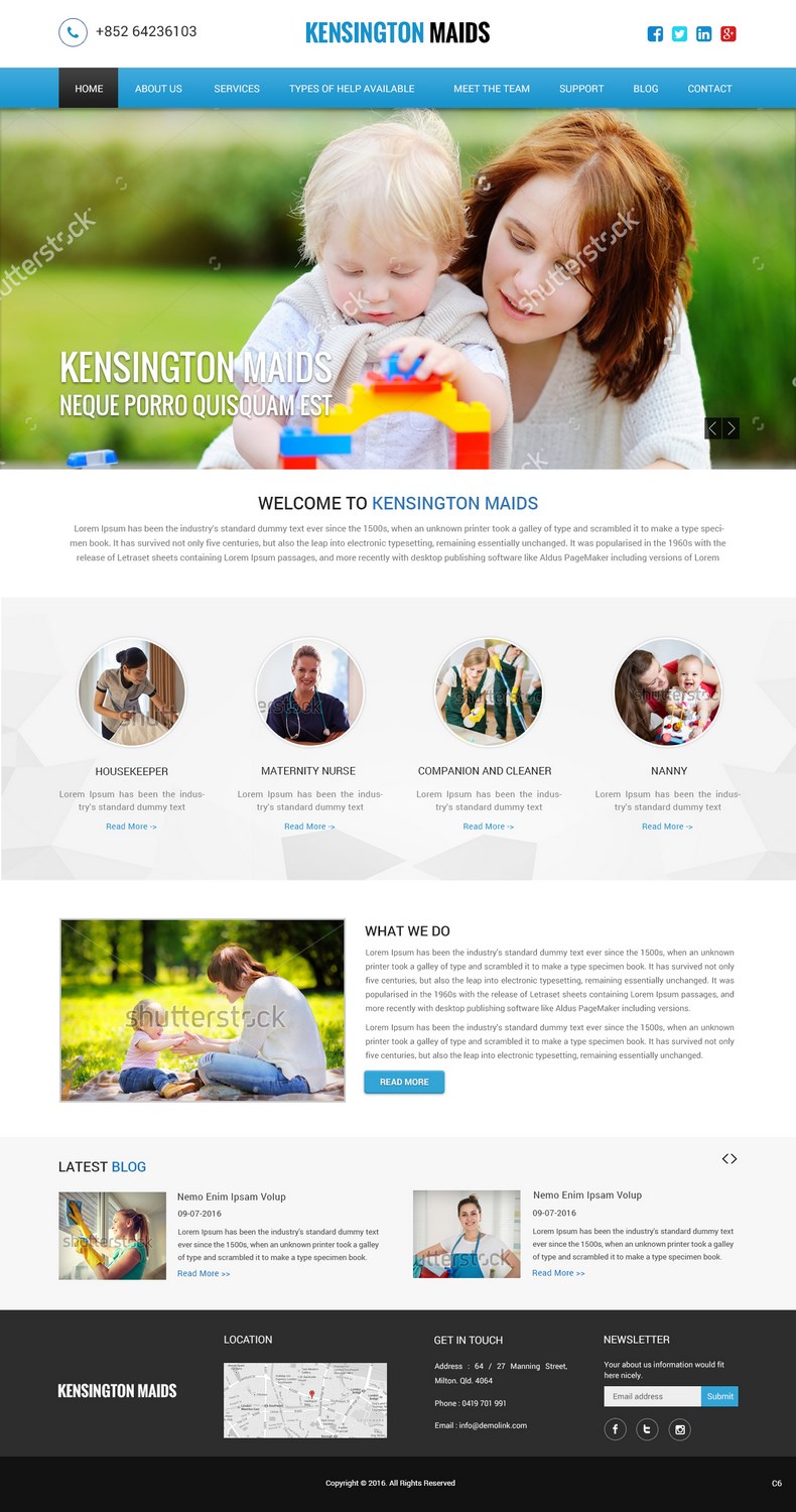 Web Design by pb for Stanford Law Associates Ltd | Design #12456168