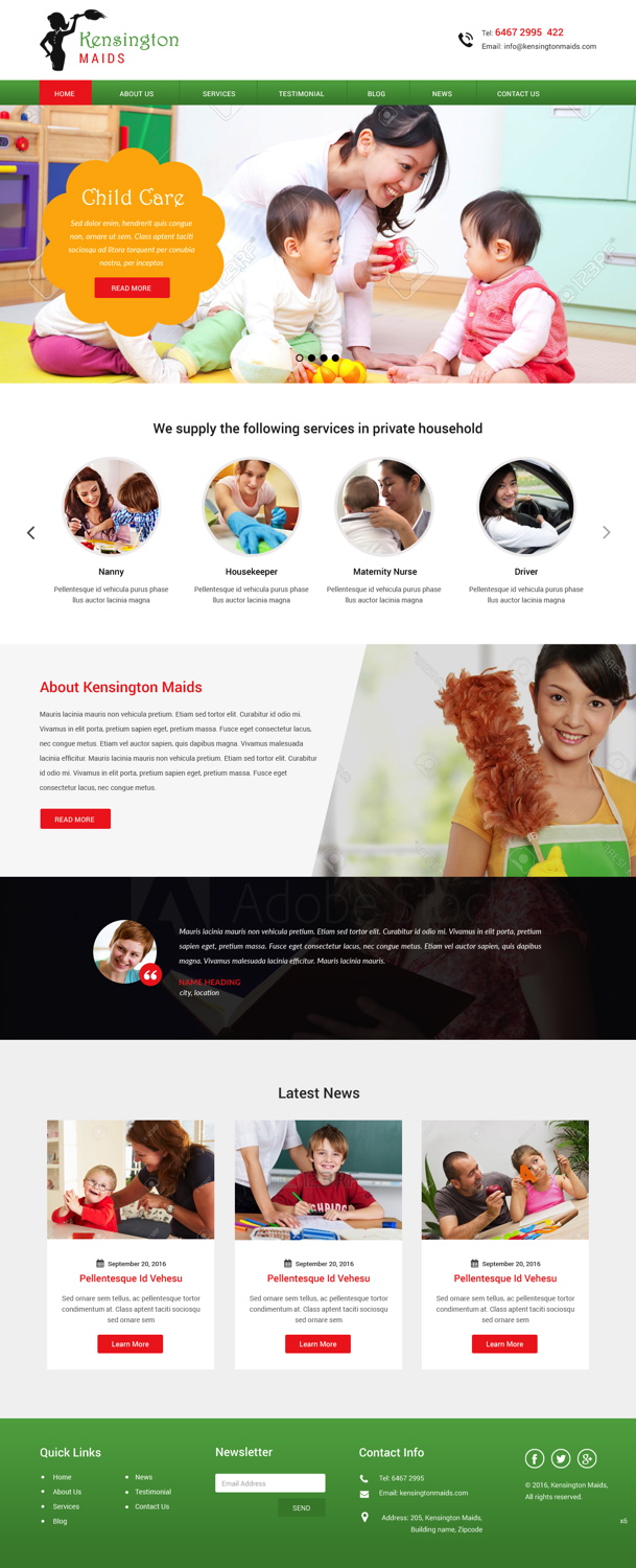 Web Design by pb for Stanford Law Associates Ltd | Design #12475646