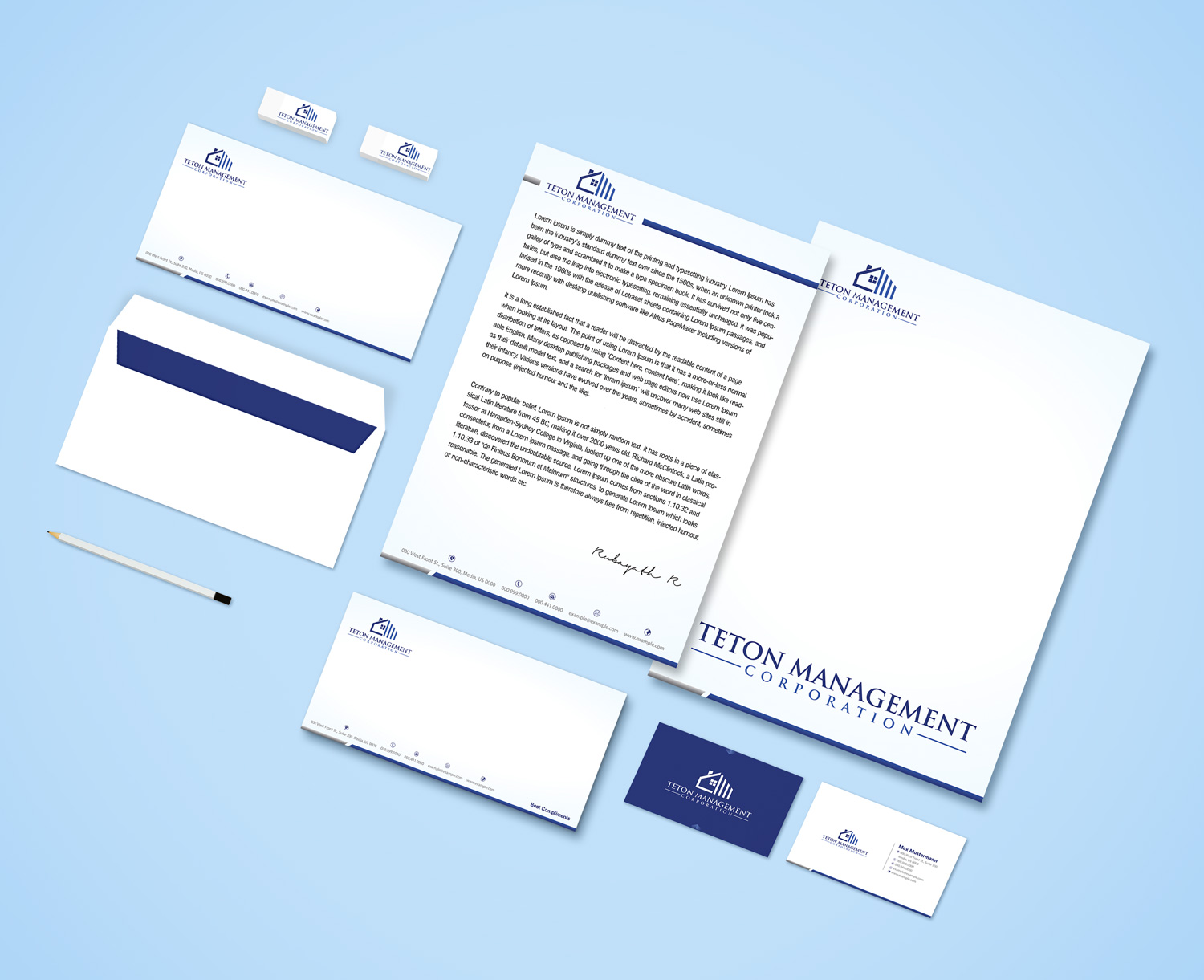 Stationery Design by Petter Goms for this project | Design #12461636
