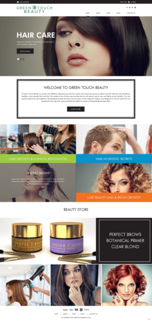 Diseño Web por pb para Green Touch Beauty | Diseño: #12456151