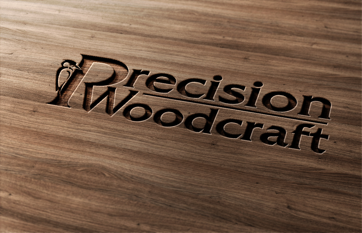 Logo Design by nvisiondesign.co.uk for Precision Woodcraft | Design #12461089