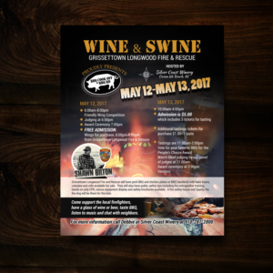 Diseño de Flyer por uk para Silver Coast Winery | Diseño: #14005579
