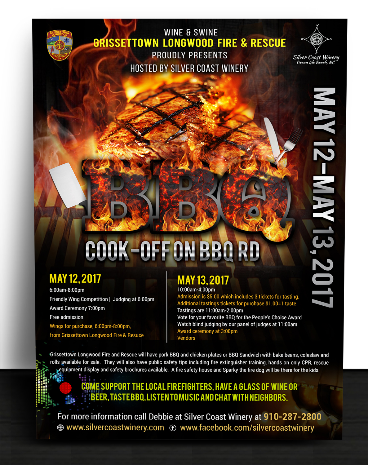 Flyer Design by SAI DESIGNS for Silver Coast Winery | Design #13994347