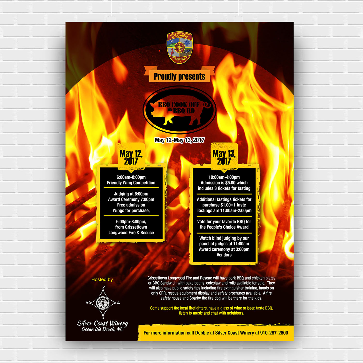 Flyer-Design von DECREAR für Silver Coast Winery | Design #13997704