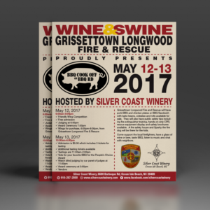 Diseño de Flyer por Mon01 para Silver Coast Winery | Diseño: #14022014