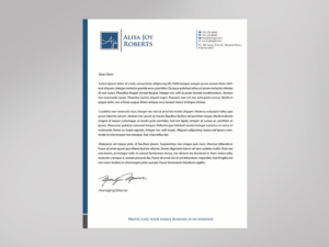Design En-Tête par Designs 2019 pour The Law Office of Alisa Joy Roberts, PC | Design : #12496797