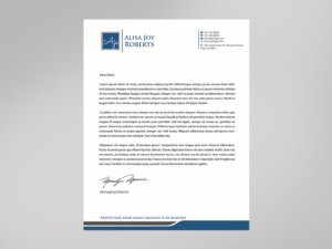 Design En-Tête par Designs 2019 pour The Law Office of Alisa Joy Roberts, PC | Design : #12496800