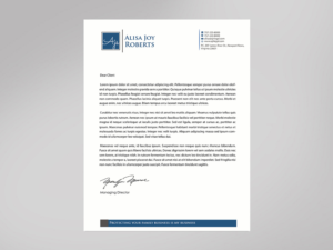 Design En-Tête par Designs 2019 pour The Law Office of Alisa Joy Roberts, PC | Design : #12496801