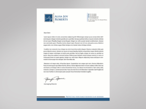 Design En-Tête par Designs 2019 pour The Law Office of Alisa Joy Roberts, PC | Design : #12497540