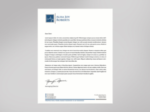 Design En-Tête par Designs 2019 pour The Law Office of Alisa Joy Roberts, PC | Design : #12497541