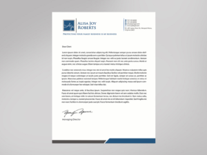Design En-Tête par Designs 2019 pour The Law Office of Alisa Joy Roberts, PC | Design : #12497542