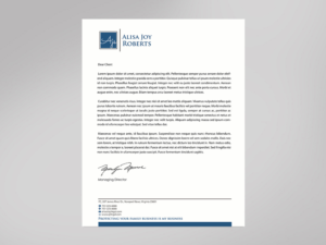 Design En-Tête par Designs 2019 pour The Law Office of Alisa Joy Roberts, PC | Design : #12497750