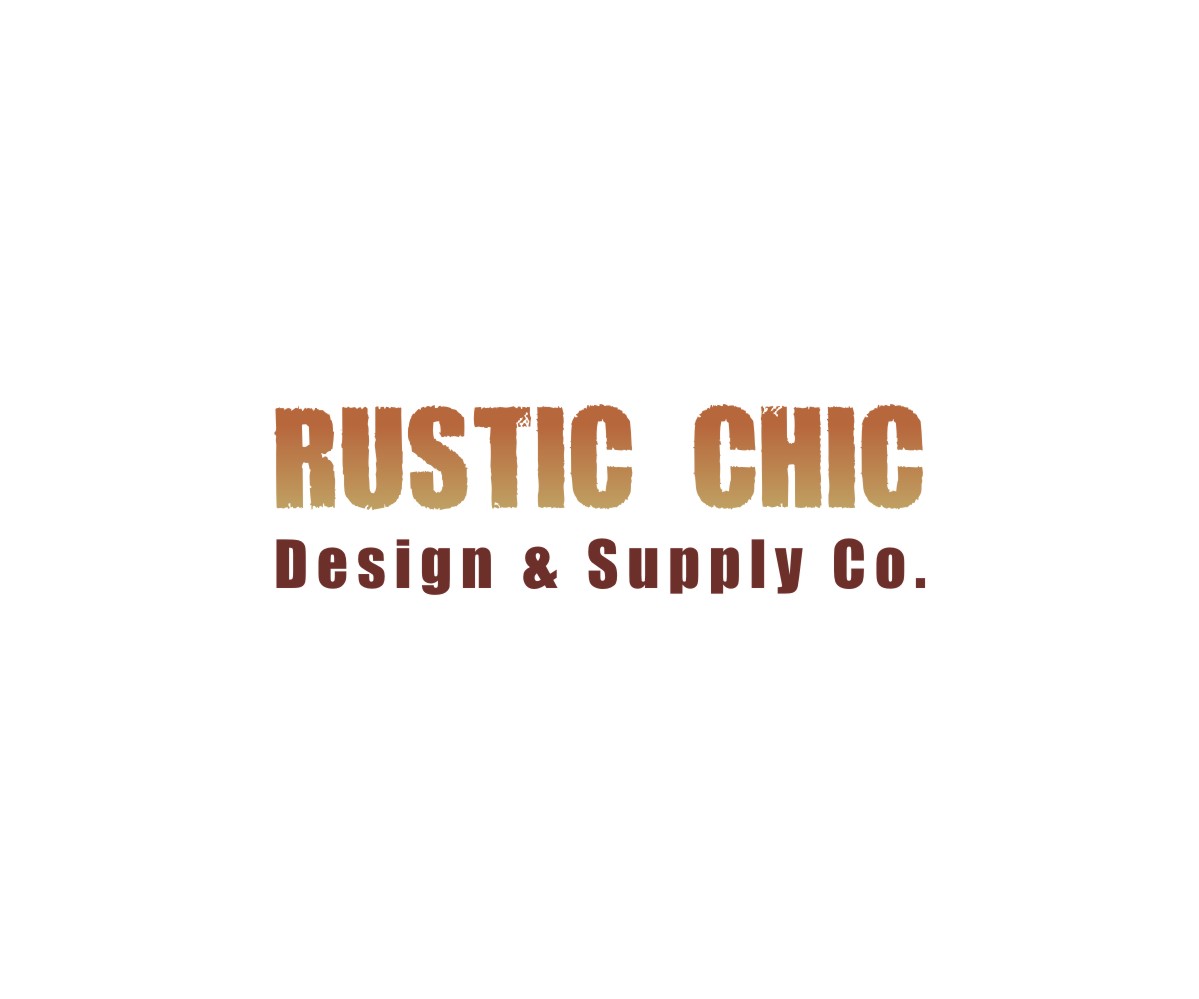 Diseño de Logo por Falguni para Rustic Chic Design & Supply Co. | Diseño #12474666