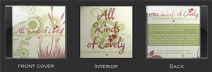 Design de Pochette de CD par Daniel Benitez pour All Kinds of Lovely Photography | Design : #526545