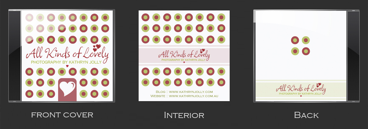 Design de Pochette de CD par Daniel Benitez pour All Kinds of Lovely Photography | Design #528480