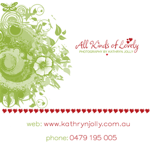 Design de Pochette de CD par irene pour All Kinds of Lovely Photography | Design : #536426