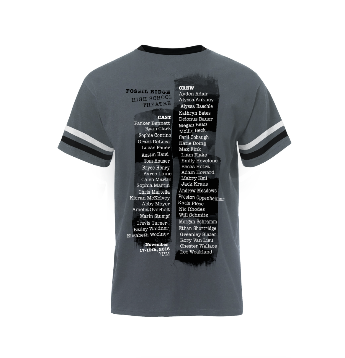 T-shirt Design by Oveja Quiroga for Fossil Ridge High School | Design #12512774