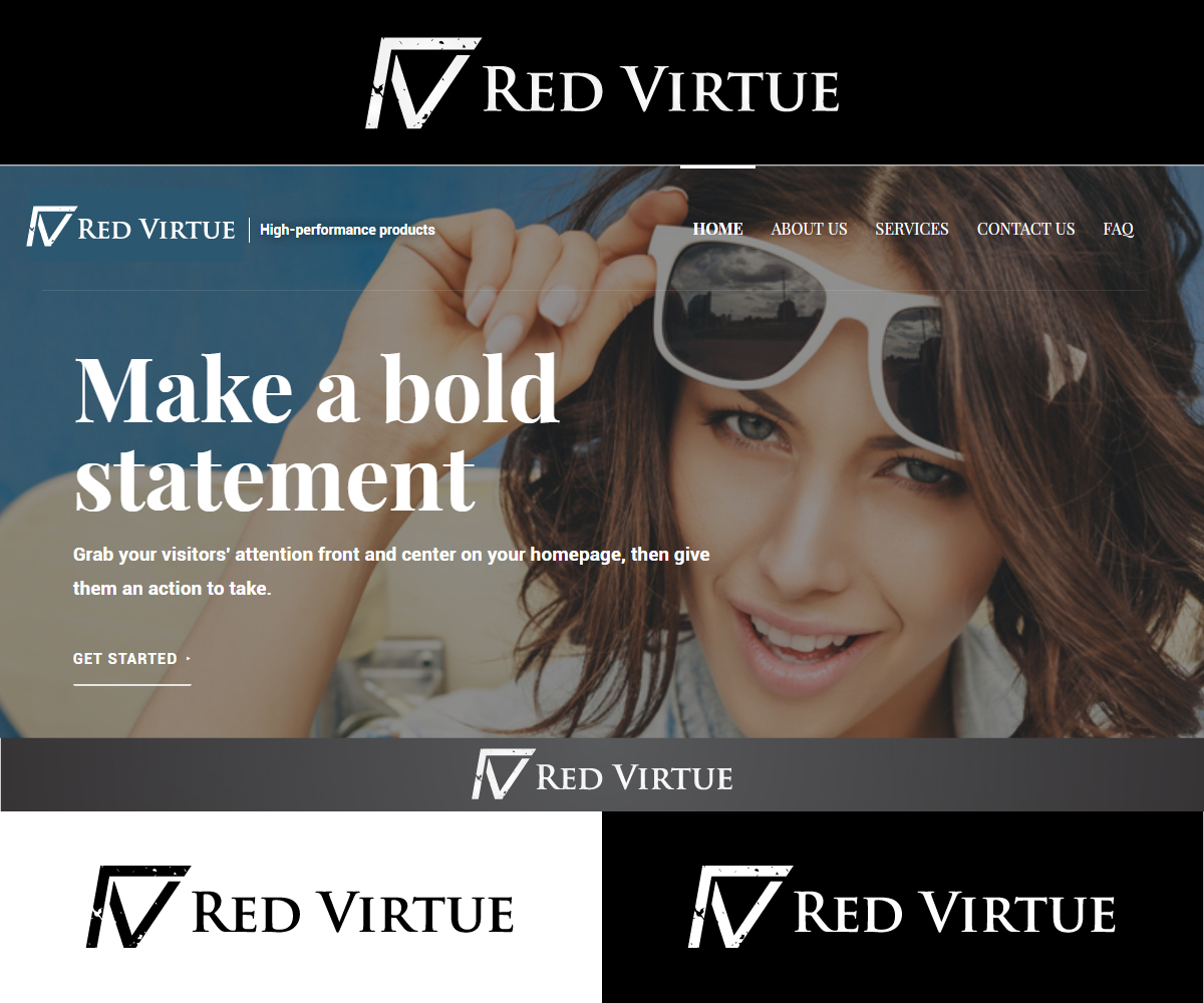 Logo Design by sangeloenriquez for Red Virtue | Design #12469402
