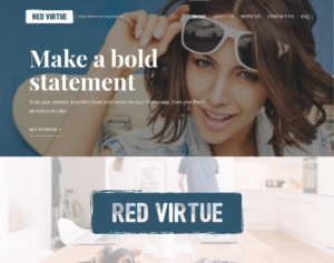 Logo Design by paoleta_y for Red Virtue | Design: #12481809