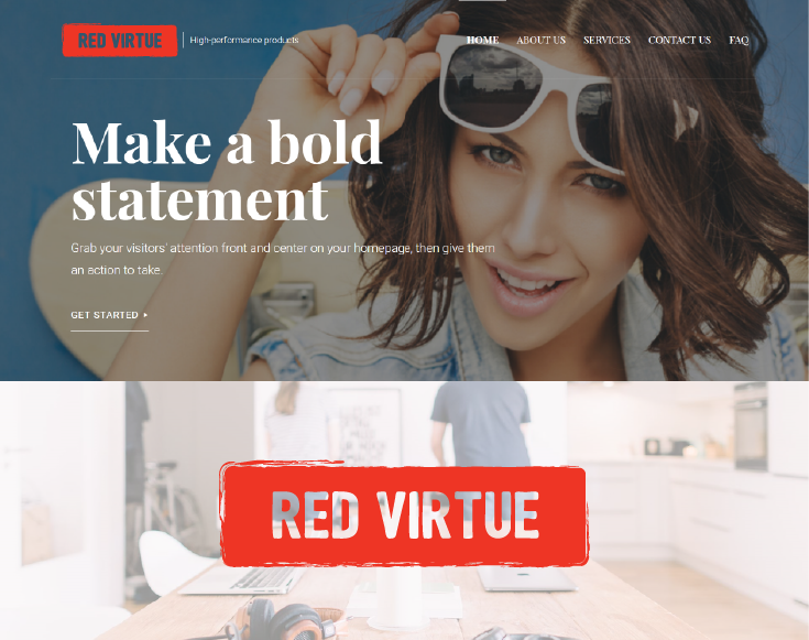 Logo Design by paoleta_y for Red Virtue | Design #12481861