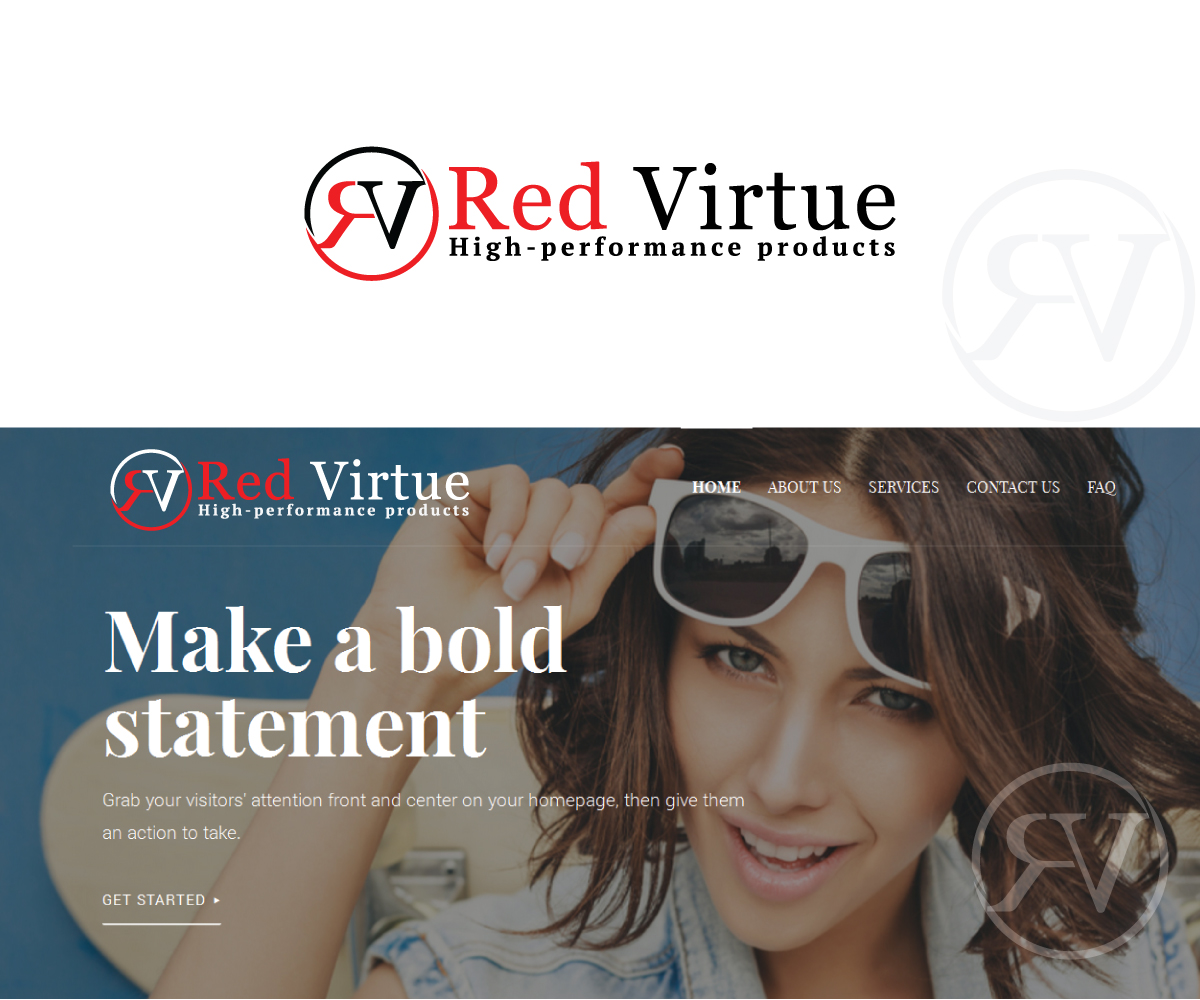 Logo Design by eMARK for Red Virtue | Design #12477498