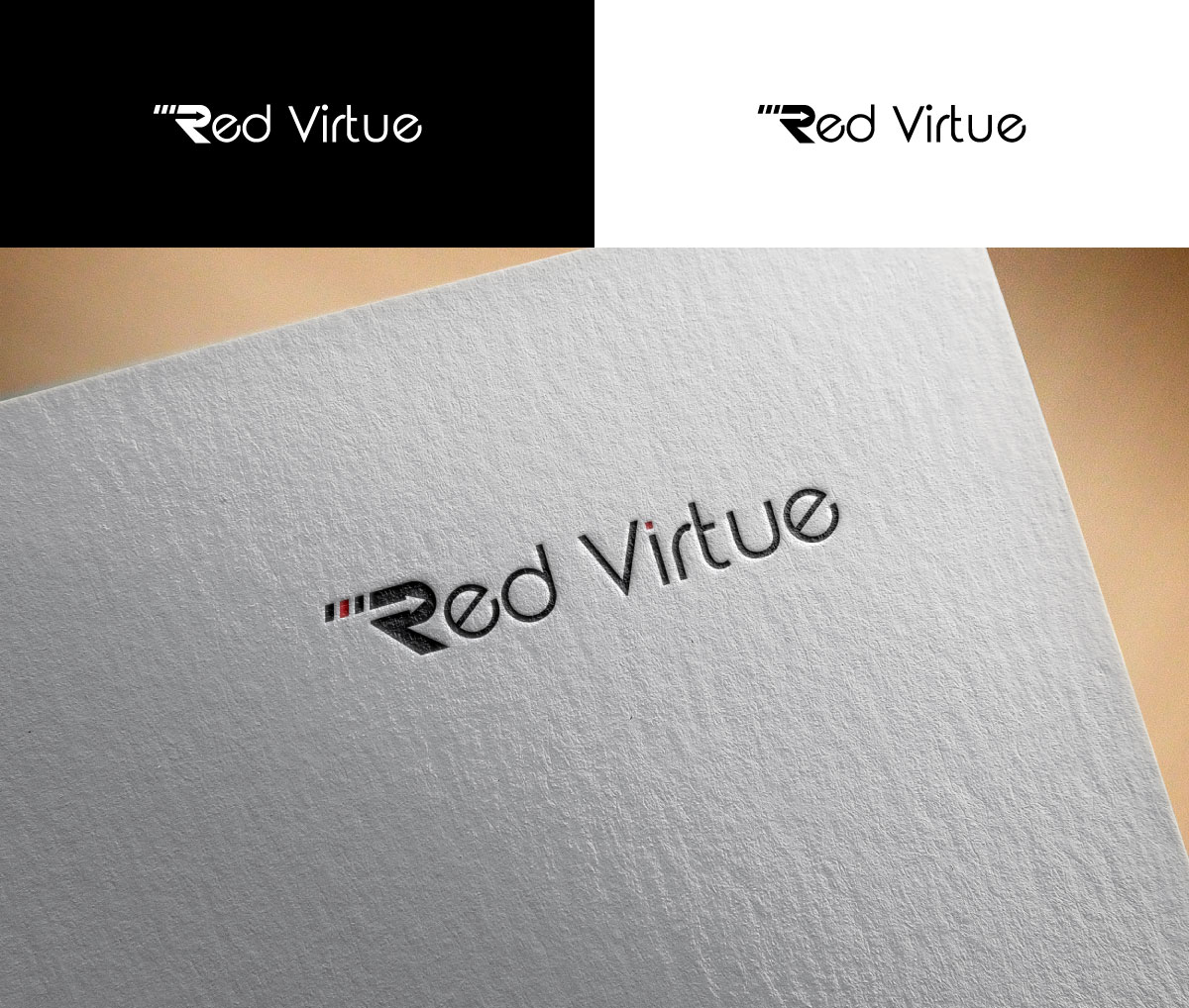 Logo Design by Icon Rabbani for Red Virtue | Design #12517697