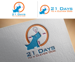 21 Days to a Clever Dog | Diseño de Logo por Renen