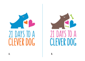 21 Days to a Clever Dog | Logo Design by Fk_Design