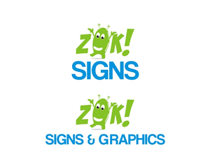 ZOK! Signs... or ZOK! Signs & Graphics | Logo Design by estante envi