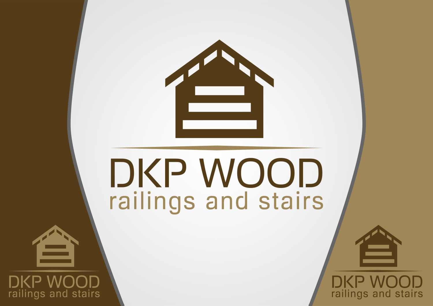 Logo Design by Alexandru Dumitru for DKP Wood Railings and Stairs | Design #12464870